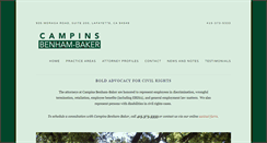 Desktop Screenshot of campinsbenhambaker.com